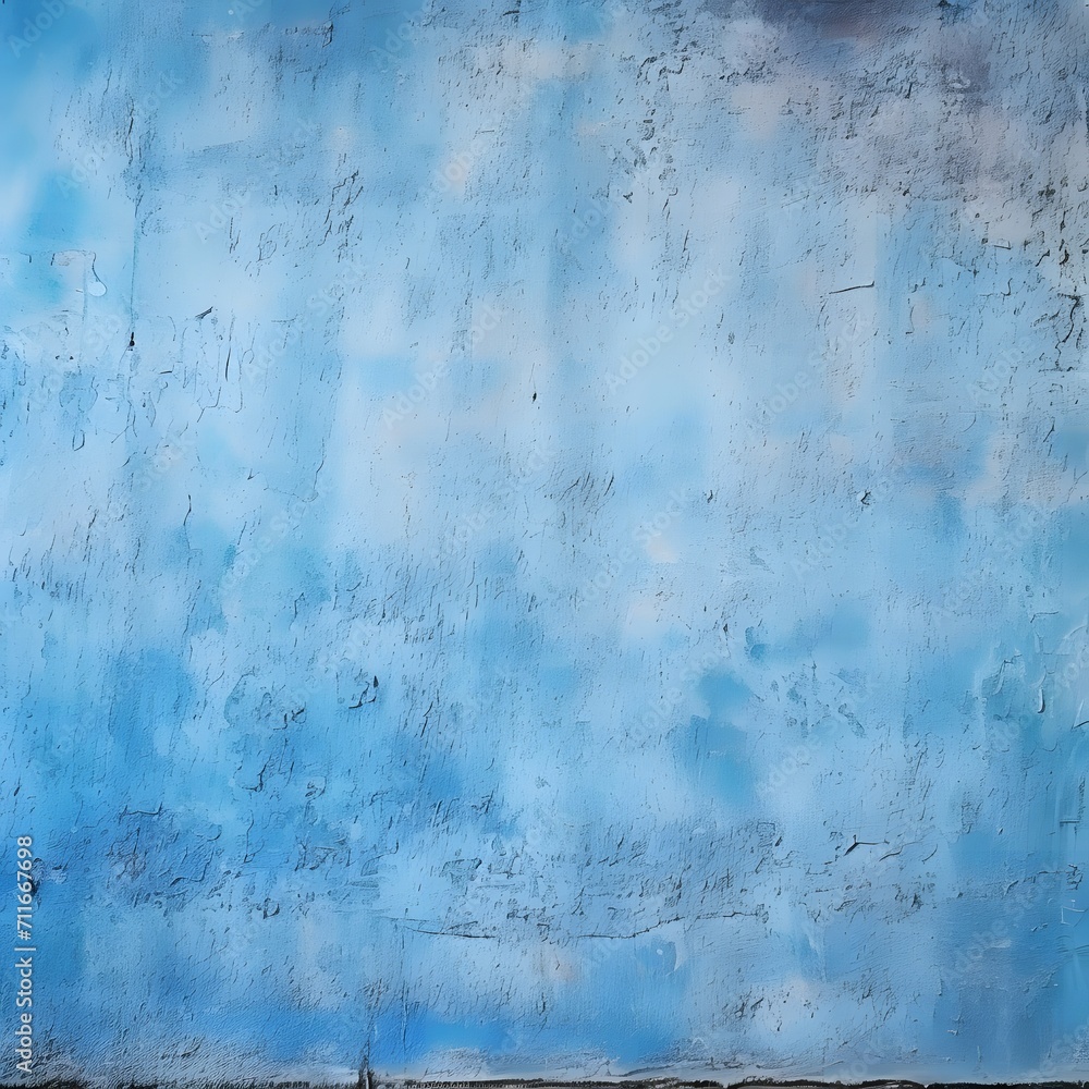 Blue concrete wall as background