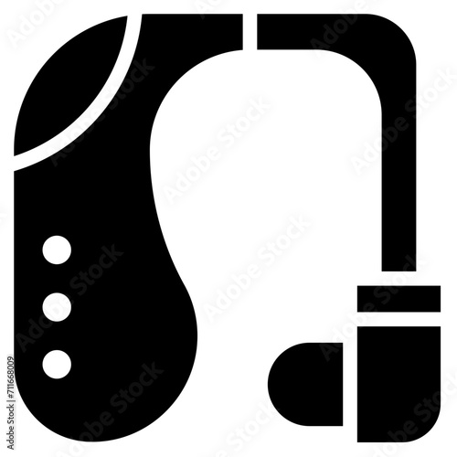 Hearing Aid icon vector image. Can be used for Nursing Home.