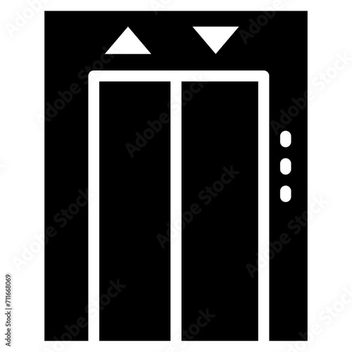 Lift icon vector image. Can be used for Nursing Home.