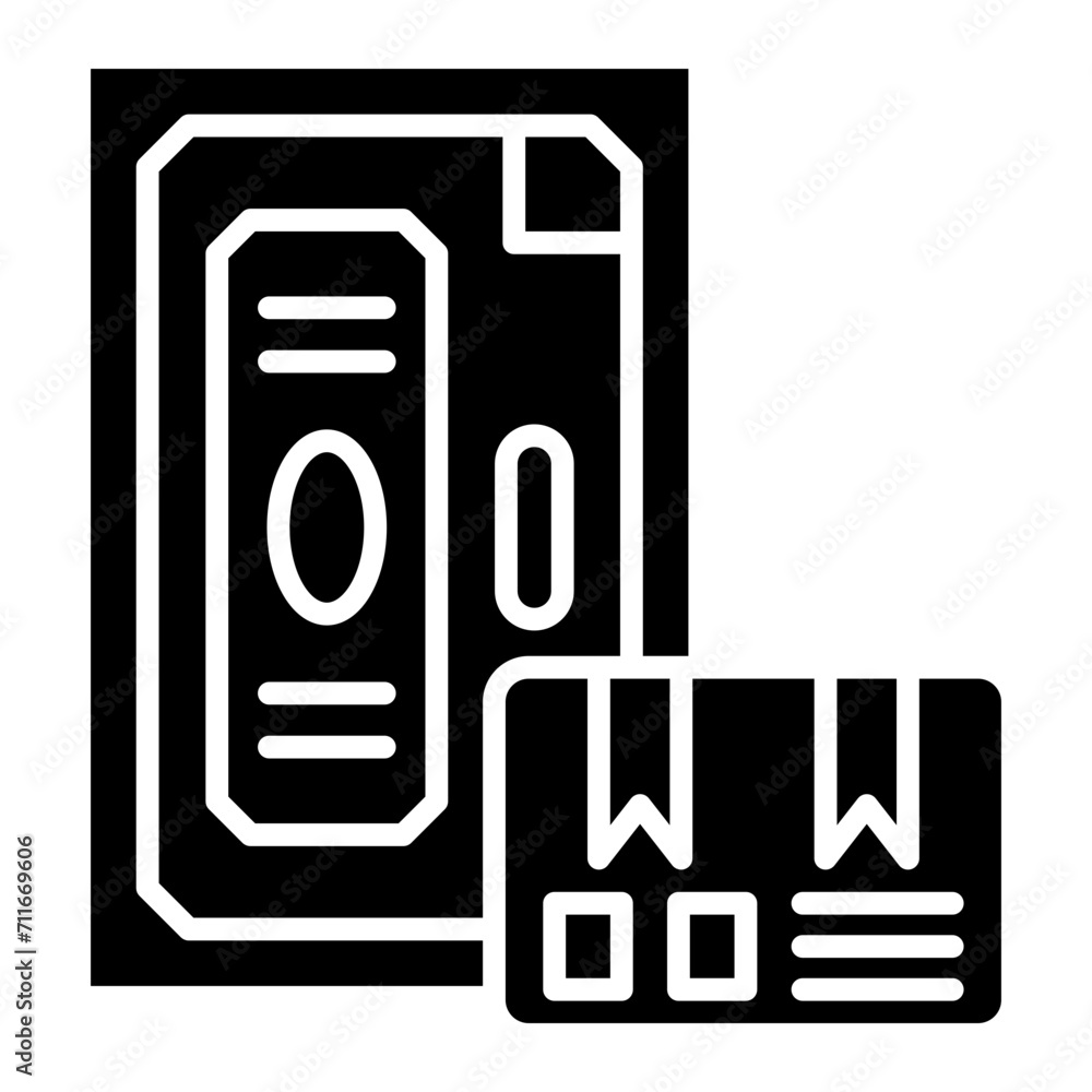 Door Delivery icon vector image. Can be used for Delivery and Logistics. Door Delivery icon vector image. Can be used for Delivery and Logistics.