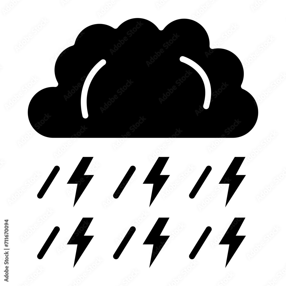 Storm icon vector image. Can be used for Autumn. Storm icon vector image. Can be used for Autumn.