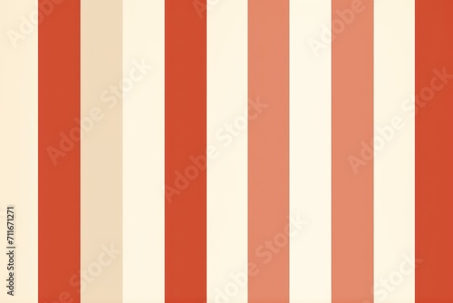 Classic striped seamless pattern in shades of vermilion and beige
