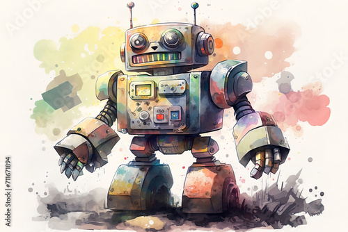 toy robot illustration © Edik