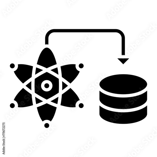 Data Science icon vector image. Can be used for Data Analytics.