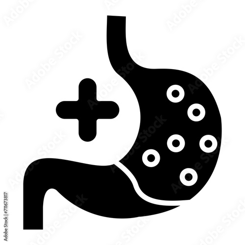 Gastroenterology icon vector image. Can be used for Medicine.