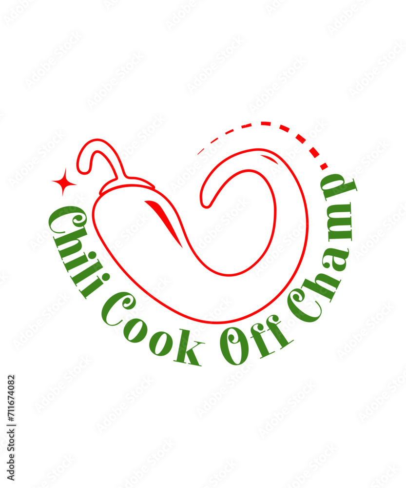 chili cook off champ svg design