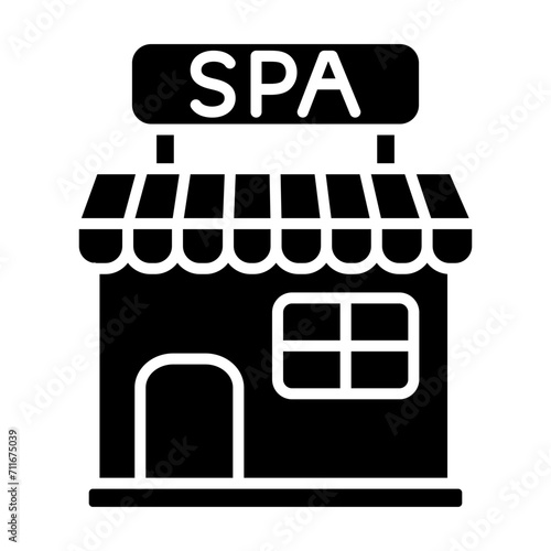 Spa Center icon vector image. Can be used for Shops and Stores.