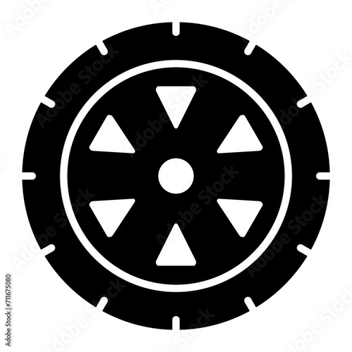 Wheel icon vector image. Can be used for Ancient Civilization.