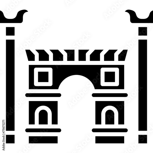 Persepolis icon vector image. Can be used for Ancient Civilization.