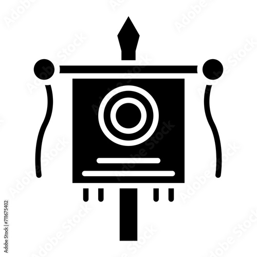 Vexillum icon vector image. Can be used for Ancient Civilization. photo