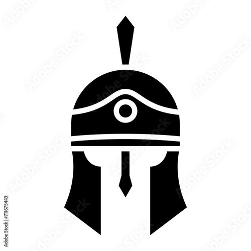Roman Helmet icon vector image. Can be used for Ancient Civilization.