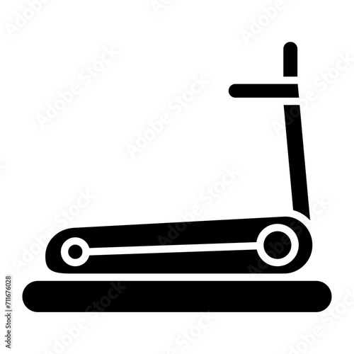 Treadmill icon vector image. Can be used for Physical Fitness.