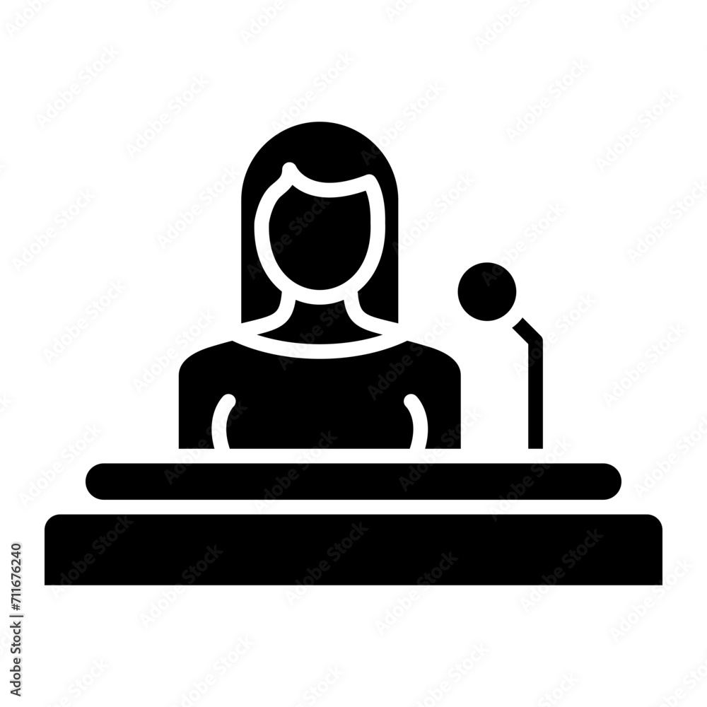 Woman Anchor icon vector image. Can be used for Housekeeping. Woman Anchor icon vector image. Can be used for Housekeeping.