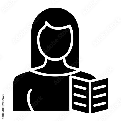 Woman Recipes icon vector image. Can be used for Housekeeping.
