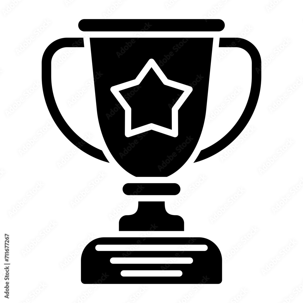 Trophy icon vector image. Can be used for Auto Racing. Trophy icon vector image. Can be used for Auto Racing.