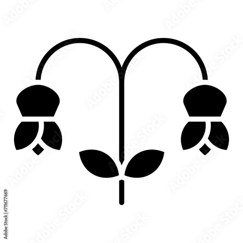 Snowdrop icon vector image. Can be used for Flowers.