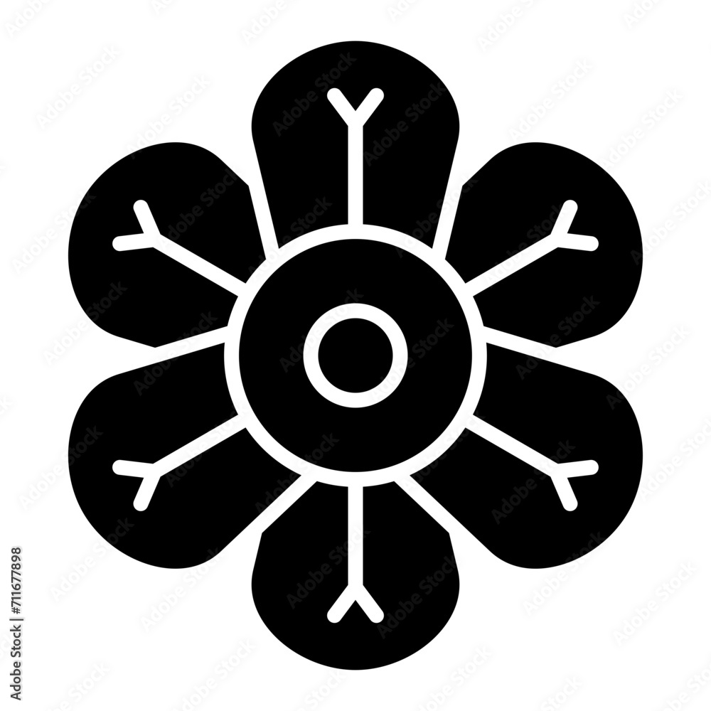 Nasturtium icon vector image. Can be used for Flowers. Nasturtium icon vector image. Can be used for Flowers.
