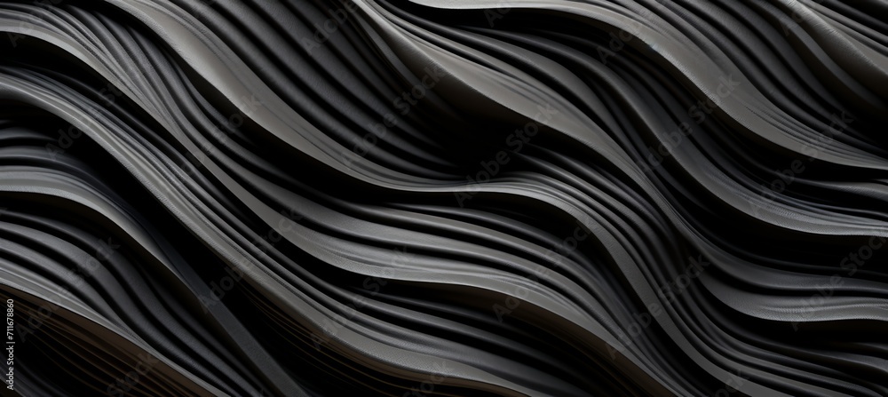 Elegant abstract black wavy background texture pattern with flowing lines for modern design concept Elegant abstract black wavy background texture pattern with flowing lines for modern design concept