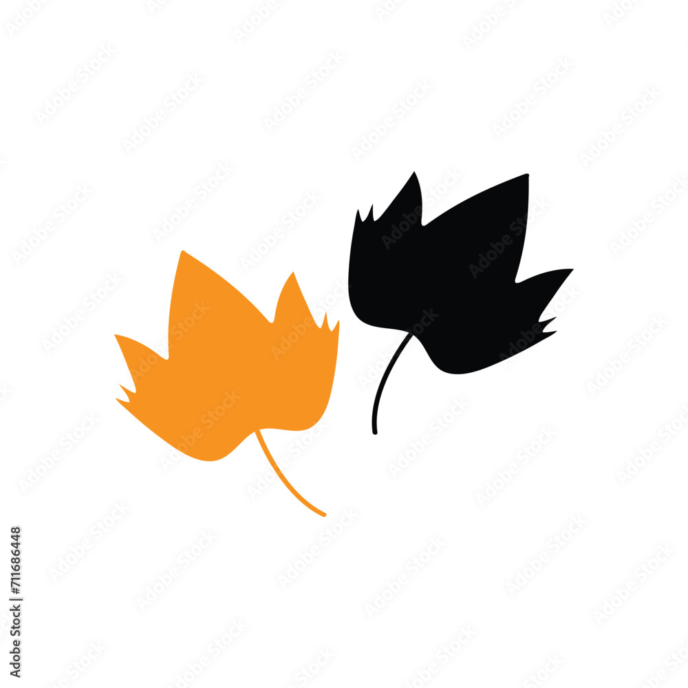 autumn leaf logo icon