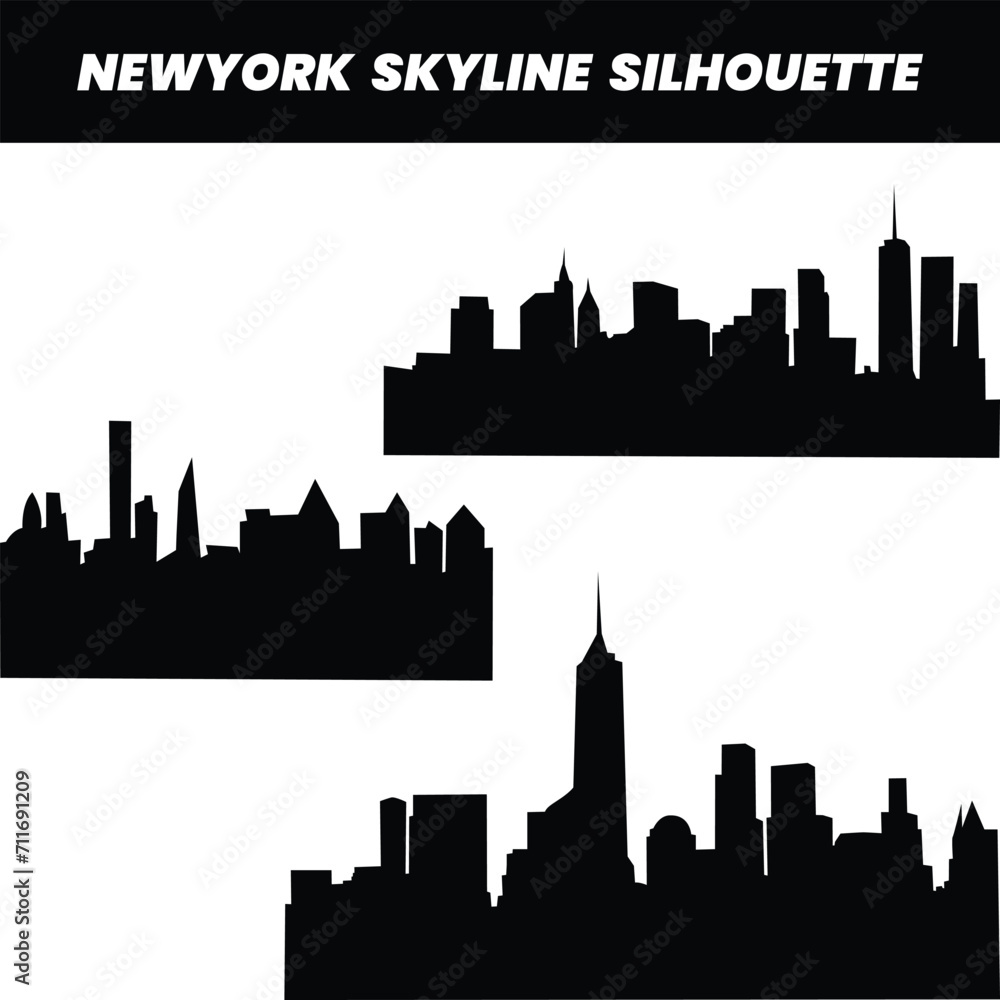 New York City Skyline Vector