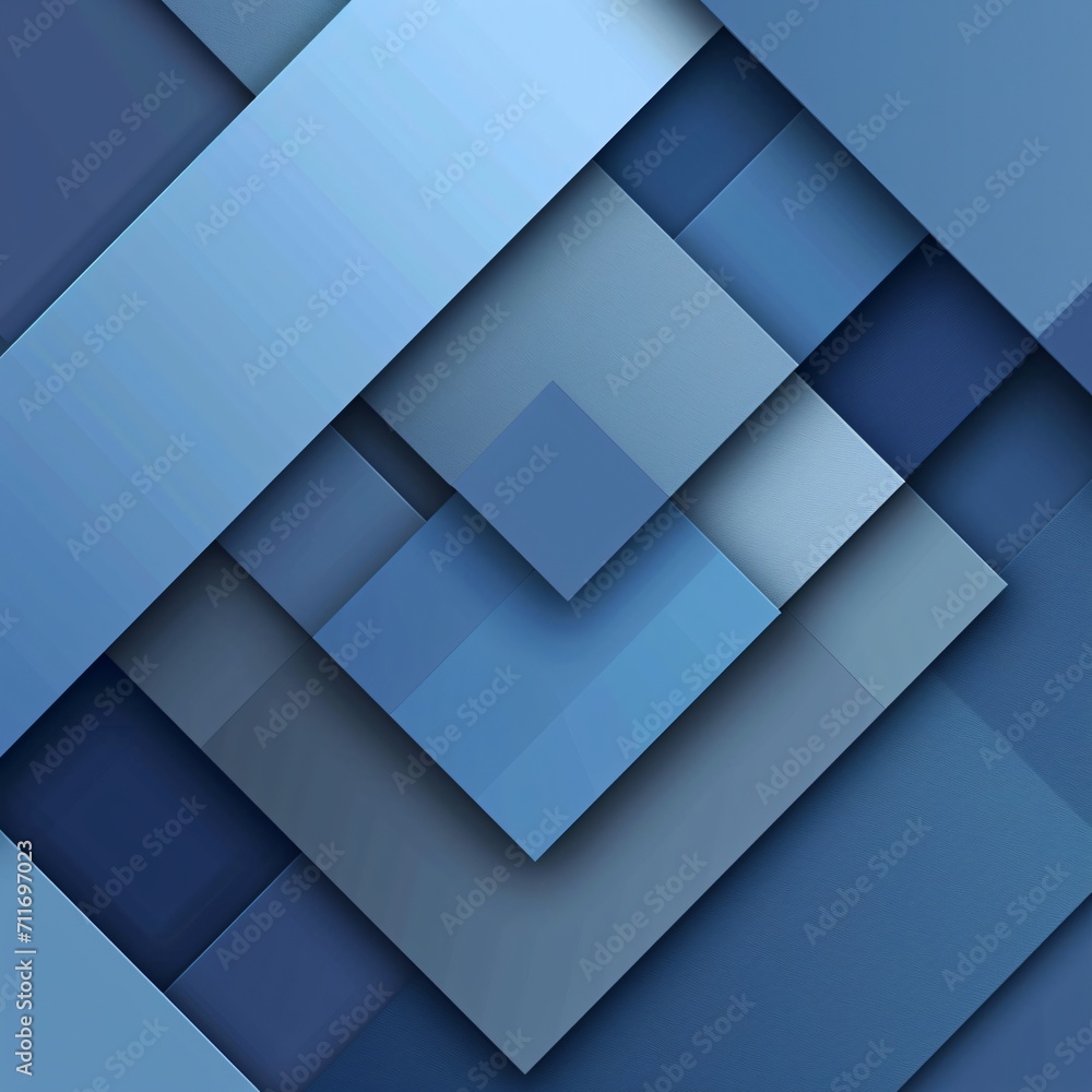 A visually striking array of blue tones in a geometric layered paper composition.
A visually striking array of blue tones in a geometric layered paper composition.