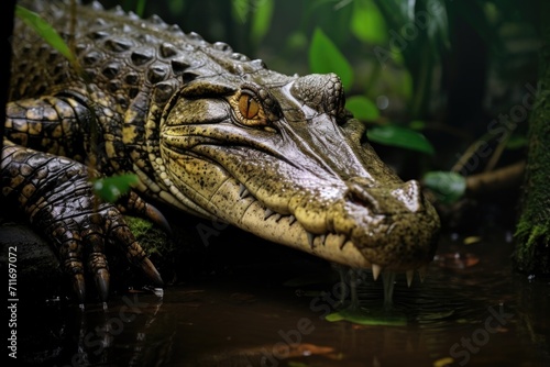 Sungei Bulohs Estuarine Crocodile in Singapore