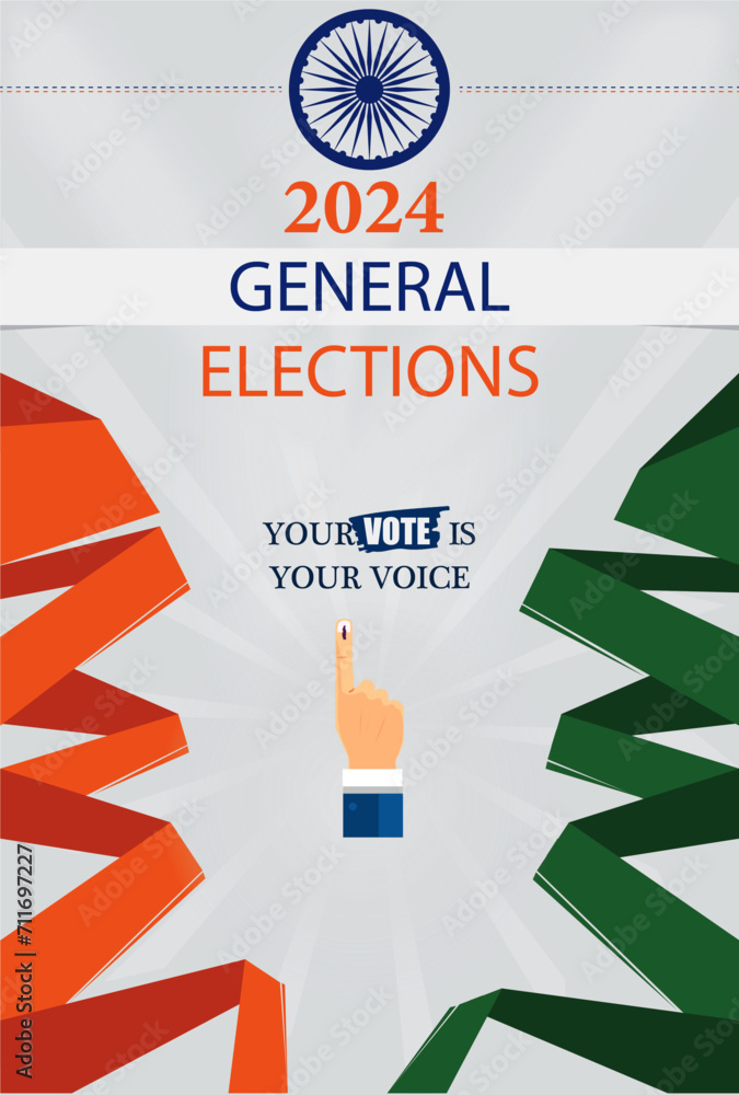 India 2024 General Election Poster India Elections Election Banner