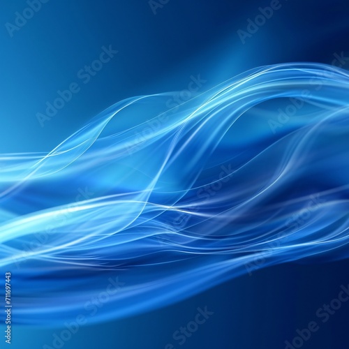 Flowing blue waves create a sense of calm in this abstract textured background. 