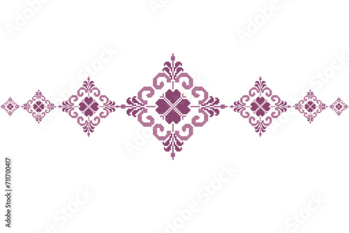 Purple cloth pattern, white background, purple, abstract, vector, illustration. Texture, clothing, decoration, pattern, silk wallpaper.