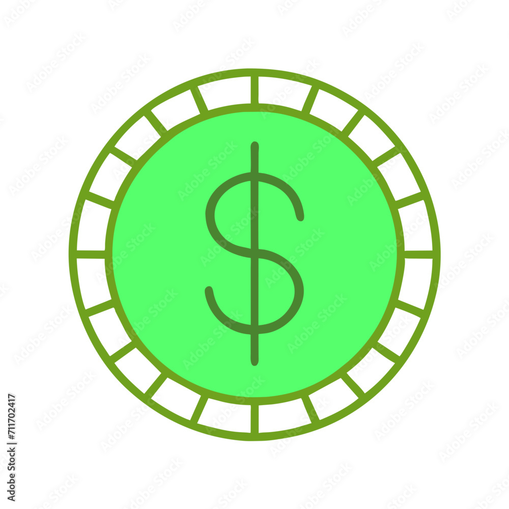 dollar sign icon	