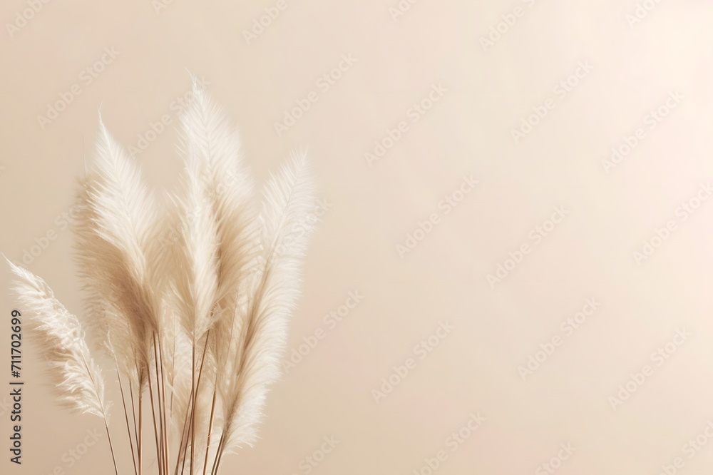 White fluffy pampas grass background White fluffy pampas grass background
