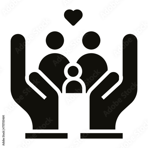Family icon vector image. Can be used for Vacation Planning.