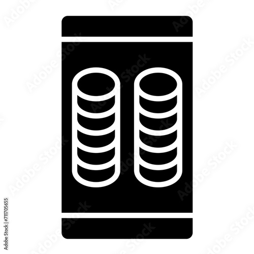 Storage icon vector image. Can be used for Mobile UI & UX.