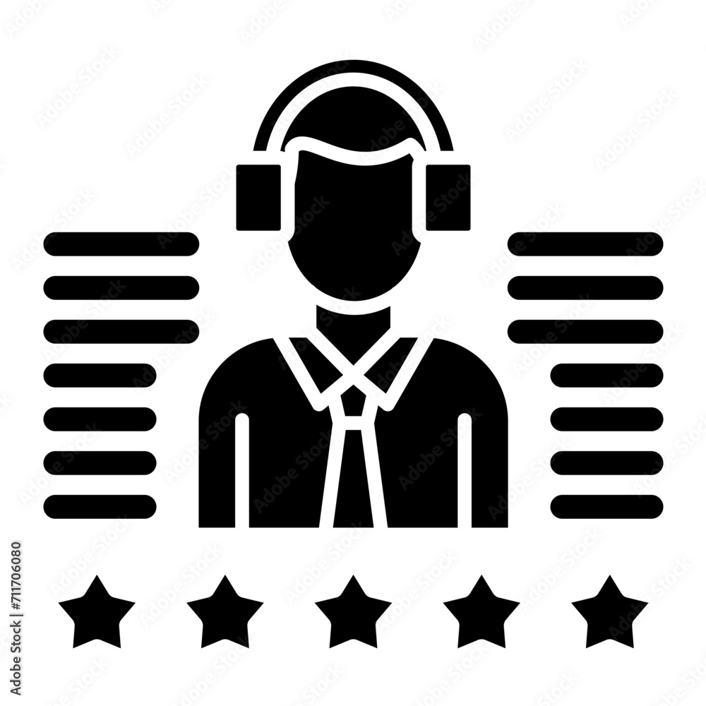 Employee Ratings icon vector image. Can be used for Business & Economy. Employee Ratings icon vector image. Can be used for Business & Economy.