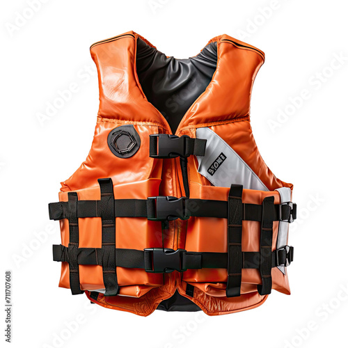 Lifevest isolated on transparent background.