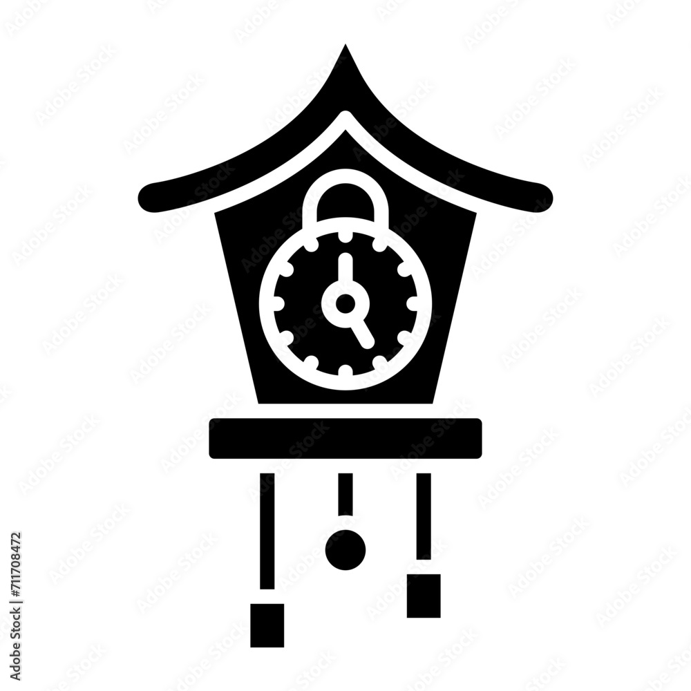 Cuckoo Clock icon vector image. Can be used for Time and Date. Cuckoo Clock icon vector image. Can be used for Time and Date.