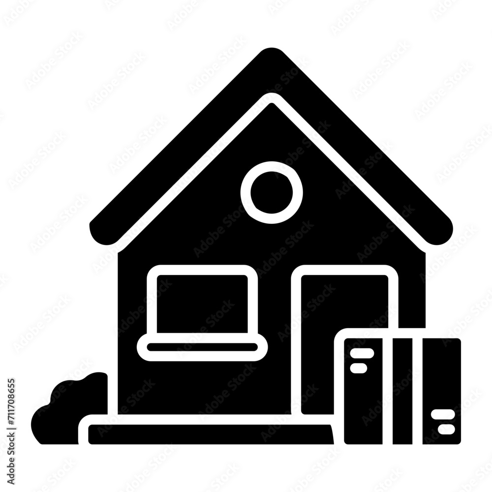 Door Delivery icon vector image. Can be used for Food Delivery. Door Delivery icon vector image. Can be used for Food Delivery.