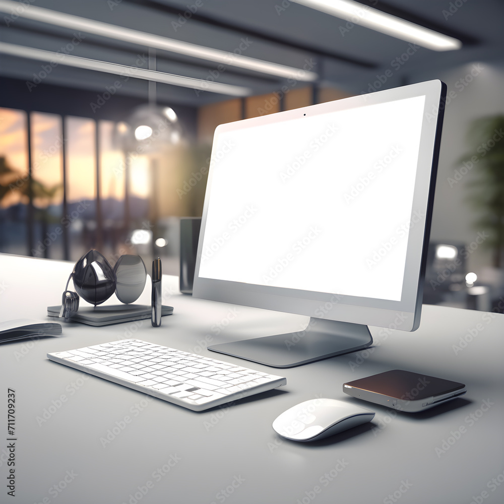 desk with computer desk with computer