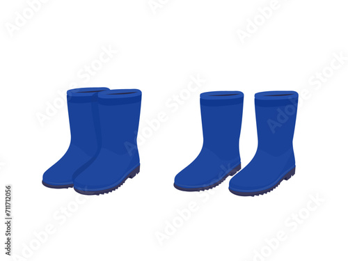 Boots on a white background.