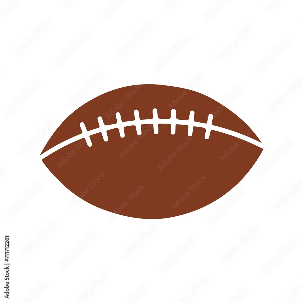 Football clip art design on plain white transparent isolated background for card, shirt, hoodie, sweatshirt, apparel, card, tag, mug, icon, poster or badge Football clip art design on plain white transparent isolated background for card, shirt, hoodie, sweatshirt, apparel, card, tag, mug, icon, poster or badge