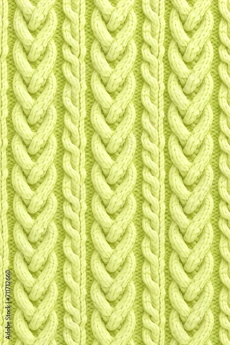 Cozy and comforting seamless pattern featuring a warm and inviting knit sweater texture in a soft lime color