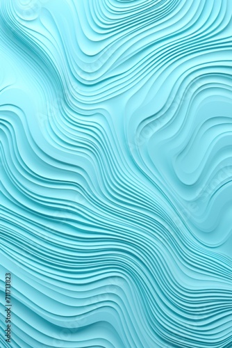 Cyan background with light grey topographic lines