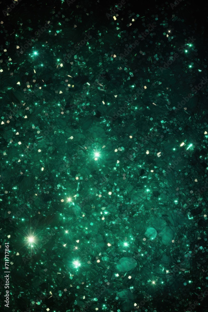 Emerald speckled background