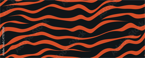Animal Skin seamless Pattern print on background Vektör. Seamless tiger skin pattern. Vector zebra print. Must have, trend season. Animal skin.