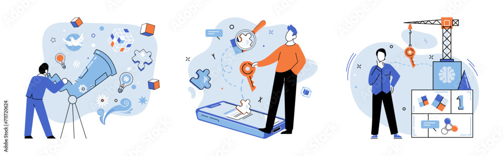 Startup idea. Vector illustration. With careful planning and execution, successful startup ideclead to significant accomplishments, both for entrepreneurs and society they serve startup Startup idea. Vector illustration. With careful planning and execution, successful startup ideclead to significant accomplishments, both for entrepreneurs and society they serve startup