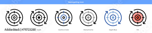 Retargeting Icon Set