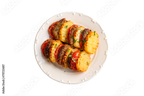 Traditional Turkish food; b...