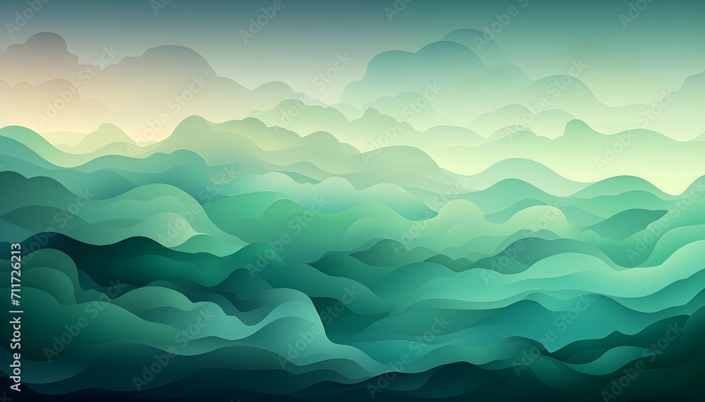abstract green background with waves. green background. abstract green background. green wave background