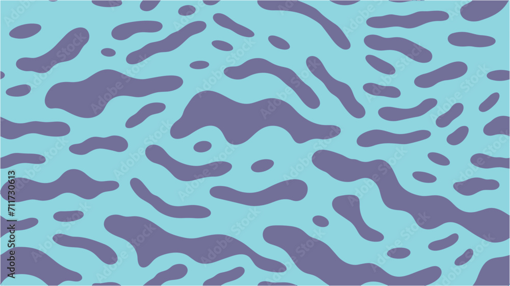 Fluid 2D illustration of modern movement. Texture military camouflage seamless pattern. Vector background. Seamless design for tile, print, swimwear. Angry tiger in jump. Fluid 2D illustration of modern movement. Texture military camouflage seamless pattern. Vector background. Seamless design for tile, print, swimwear. Angry tiger in jump.