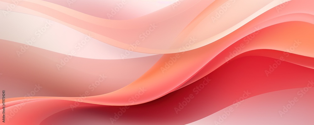 Graphic design background with modern soft curvy waves background design with light coral, dim coral, and dark coral color